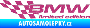 Samolepka BMW limited edition levá Ultra Metalic růžová