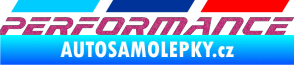 Samolepka BMW M Performance nad sebou Ultra Metalic růžová