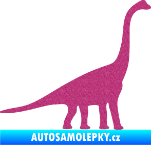 Samolepka Brachiosaurus 001 pravá Ultra Metalic růžová