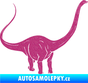 Samolepka Brachiosaurus 002 pravá Ultra Metalic růžová