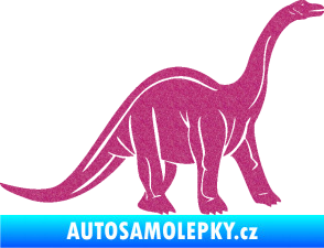 Samolepka Brachiosaurus 003 pravá Ultra Metalic růžová