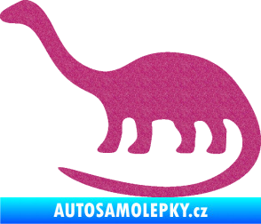 Samolepka Brontosaurus 001 levá Ultra Metalic růžová