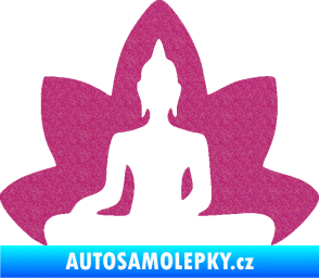Samolepka Budha 003 levá  Ultra Metalic růžová