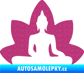 Samolepka Budha 003 pravá  Ultra Metalic růžová
