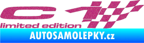 Samolepka C1 limited edition pravá Ultra Metalic růžová