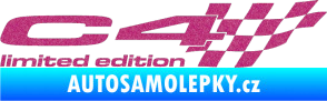 Samolepka C4 limited edition pravá Ultra Metalic růžová