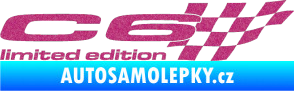 Samolepka C6 limited edition pravá Ultra Metalic růžová