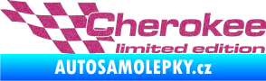 Samolepka Cherokee limited edition levá Ultra Metalic růžová