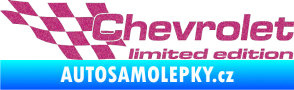 Samolepka Chevrolet limited edition levá Ultra Metalic růžová