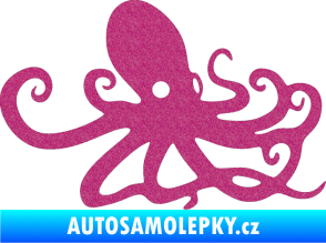 Samolepka Chobotnice 001 pravá Ultra Metalic růžová