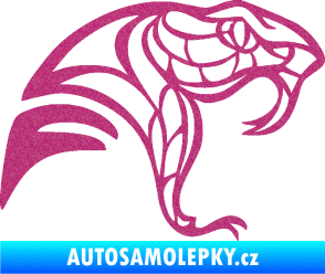 Samolepka Cobra 003 pravá Ultra Metalic růžová