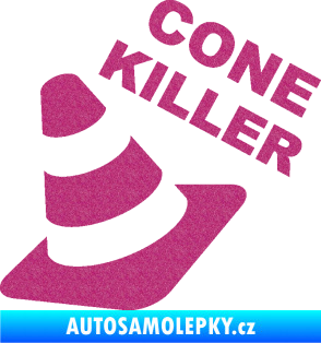 Samolepka Cone killer  Ultra Metalic růžová