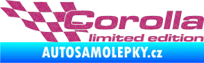 Samolepka Corolla limited edition levá Ultra Metalic růžová