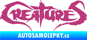 Samolepka Creatures Ultra Metalic růžová