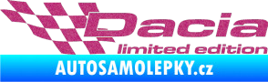 Samolepka Dacia limited edition levá Ultra Metalic růžová