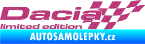 Samolepka Dacia limited edition pravá Ultra Metalic růžová