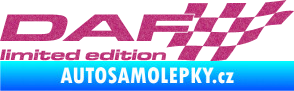 Samolepka DAF limited edition pravá Ultra Metalic růžová
