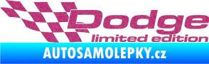 Samolepka Dodge limited edition levá Ultra Metalic růžová