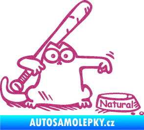 Samolepka Dolej natural pravá Ultra Metalic růžová