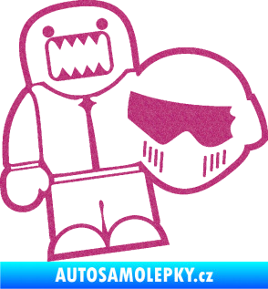 Samolepka Domo 015 levá  Stig Ultra Metalic růžová