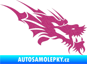 Samolepka Dragon 001 pravá Ultra Metalic růžová