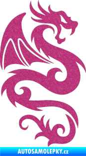 Samolepka Dragon 005 pravá Ultra Metalic růžová