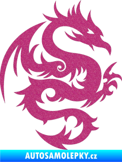 Samolepka Dragon 015 pravá Ultra Metalic růžová