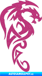 Samolepka Dragon 018 pravá Ultra Metalic růžová