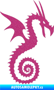 Samolepka Dragon 020 pravá Ultra Metalic růžová
