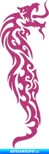 Samolepka Dragon 023 pravá Ultra Metalic růžová