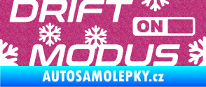 Samolepka Drit mód sníh Ultra Metalic růžová