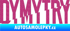 Samolepka Dymytry 001 Ultra Metalic růžová