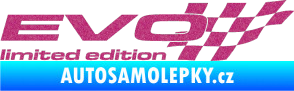 Samolepka Evo limited edition pravá Ultra Metalic růžová