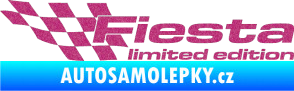 Samolepka Fiesta limited edition levá Ultra Metalic růžová