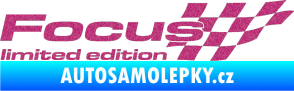 Samolepka Focus limited edition pravá Ultra Metalic růžová