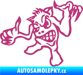 Samolepka Formelák levá Ultra Metalic růžová