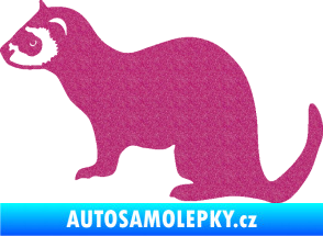 Samolepka Fretka 001 levá Ultra Metalic růžová