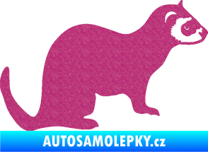 Samolepka Fretka 001 pravá Ultra Metalic růžová