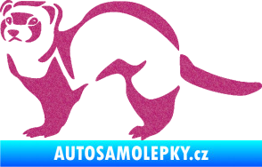 Samolepka Fretka 002 levá Ultra Metalic růžová