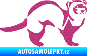 Samolepka Fretka 002 pravá Ultra Metalic růžová