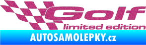 Samolepka Golf limited edition levá Ultra Metalic růžová