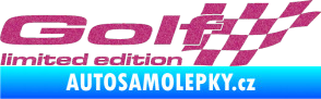 Samolepka Golf limited edition pravá Ultra Metalic růžová