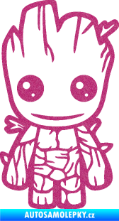 Samolepka Groot 002 levá baby Ultra Metalic růžová