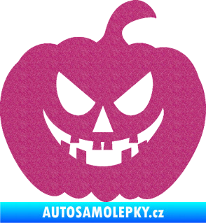 Samolepka Halloween 015 pravá dýně Ultra Metalic růžová