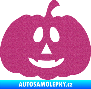 Samolepka Halloween 017 pravá dýně Ultra Metalic růžová