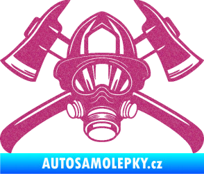 Samolepka Hasič 014 Ultra Metalic růžová