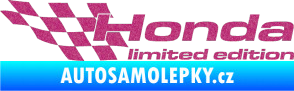 Samolepka Honda limited edition levá Ultra Metalic růžová