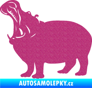 Samolepka Hroch 002 levá Ultra Metalic růžová