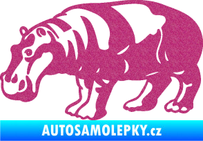 Samolepka Hroch 003 levá Ultra Metalic růžová