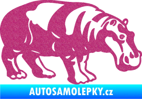 Samolepka Hroch 003 pravá Ultra Metalic růžová